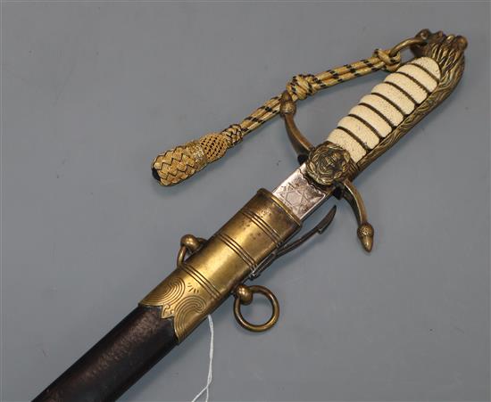 A Replica naval officers sword